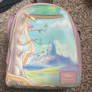 Disney Loungefly Rapunzel Castle Backpack